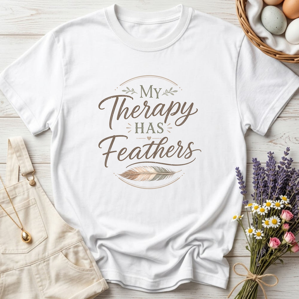 My Therapy Has Feathers Tee