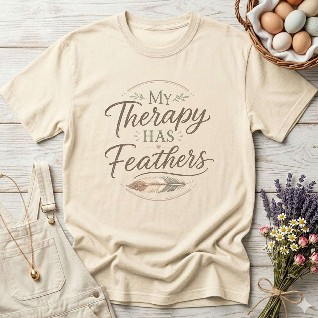 My Therapy Has Feathers Tee