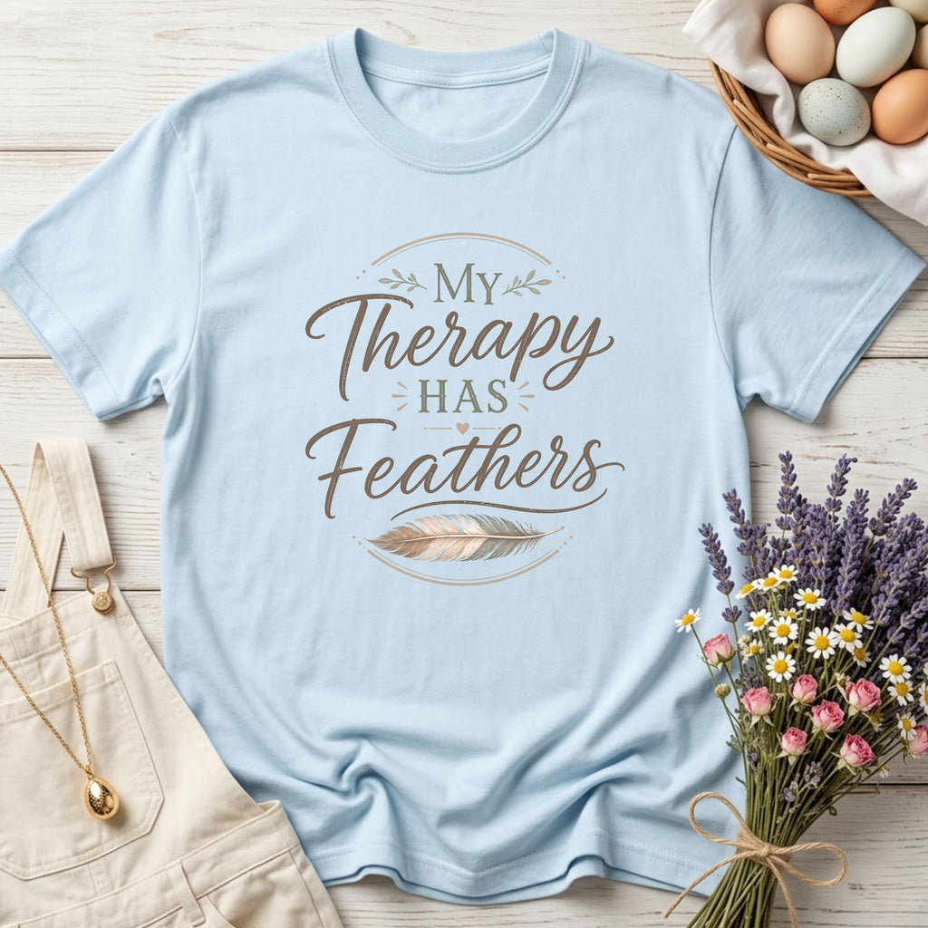 My Therapy Has Feathers Tee