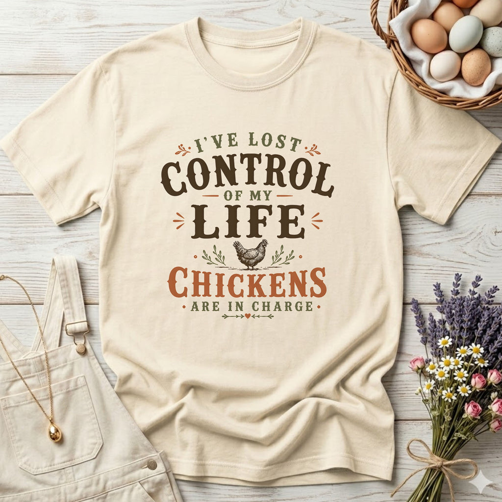 I've Lost Control of My Life Chickens Are in Charge Tee