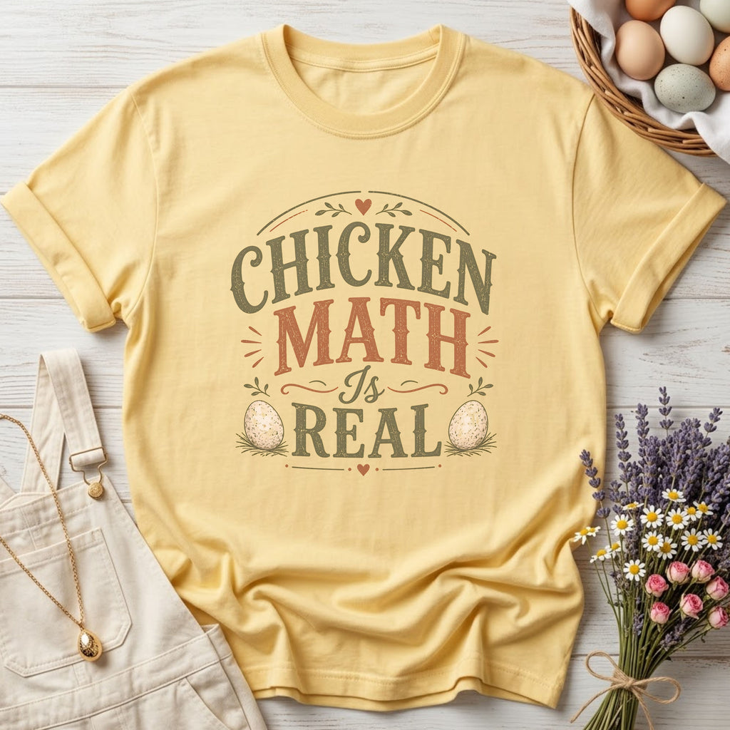 Chicken Math is Real Tee