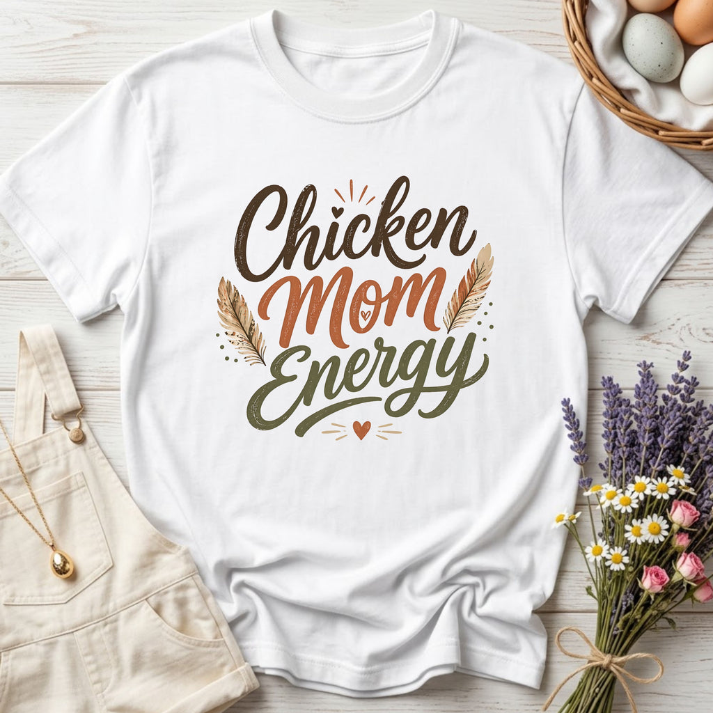 Chicken Mom Energy Tee