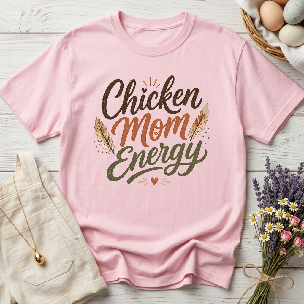 Chicken Mom Energy Tee