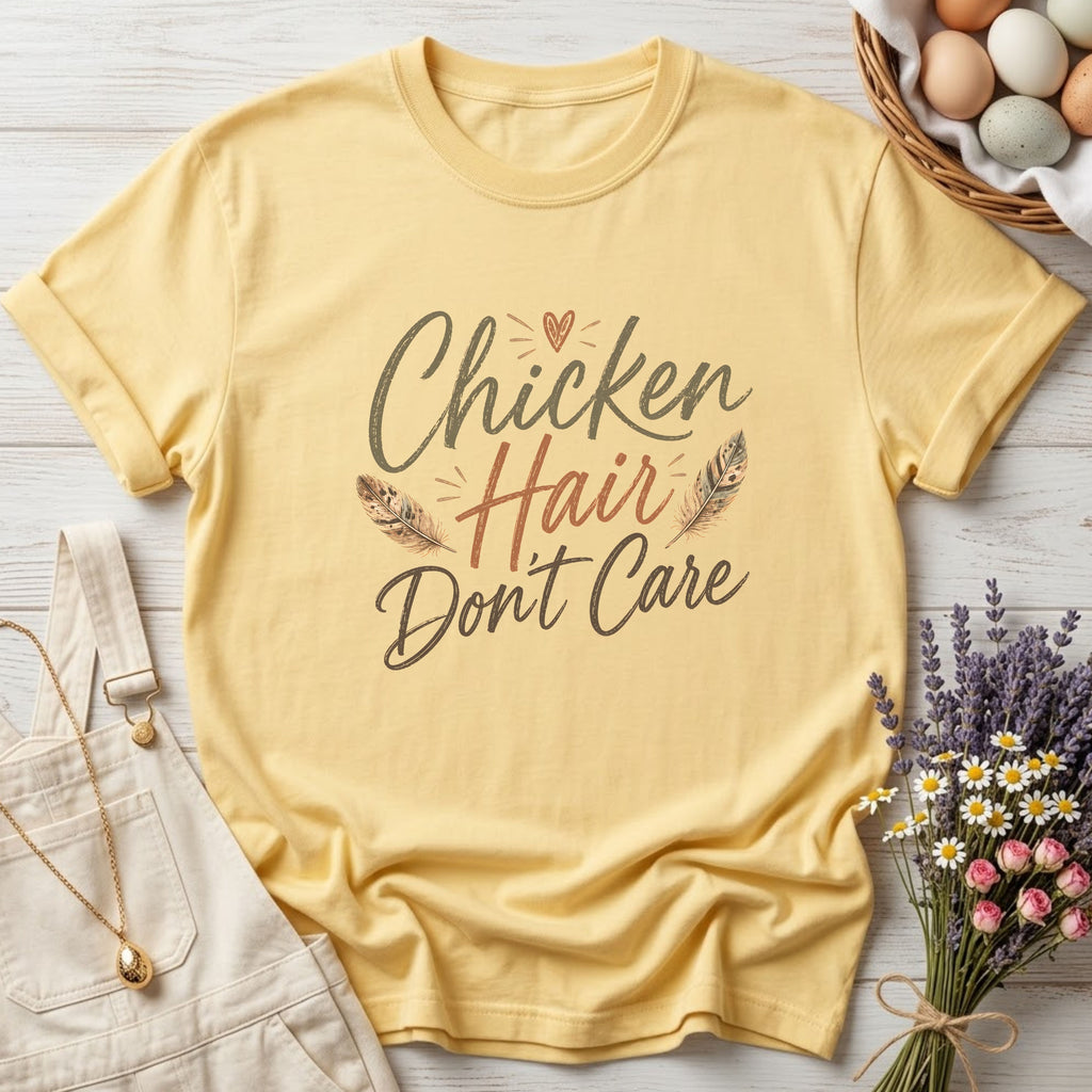 Chicken Hair Don't Care Tee