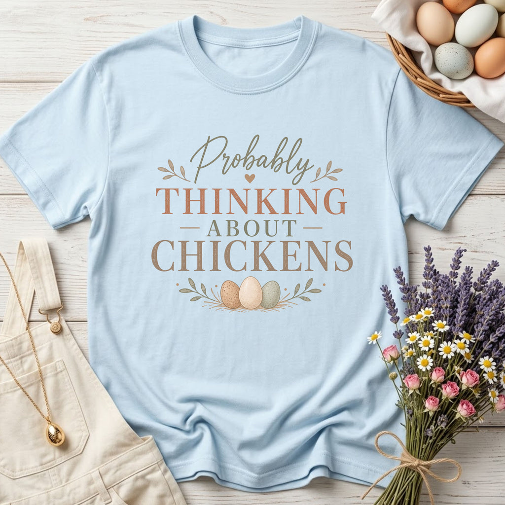 Probably Thinking About Chickens Tee