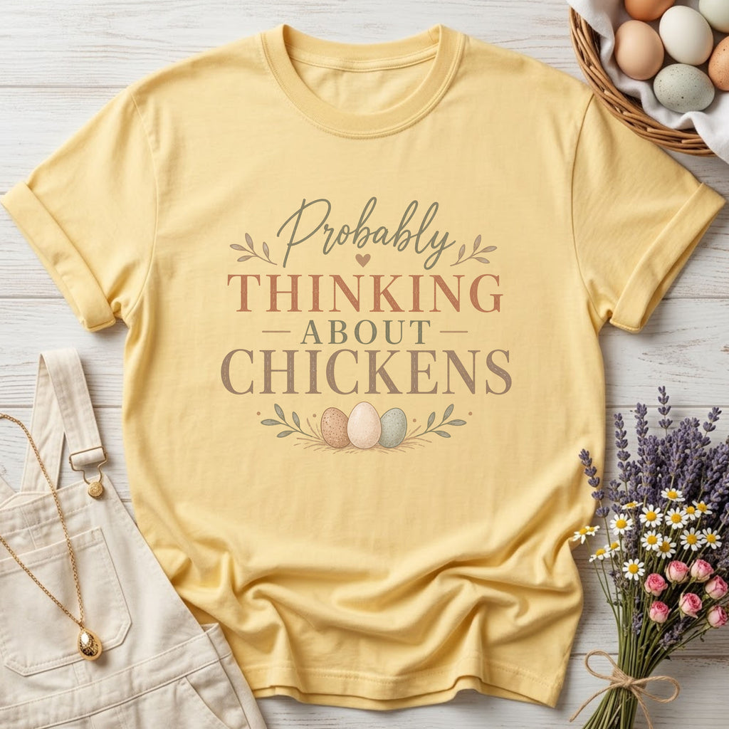 Probably Thinking About Chickens Tee