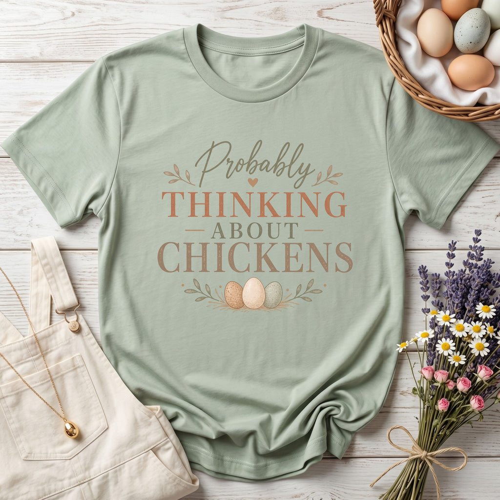 Probably Thinking About Chickens Tee