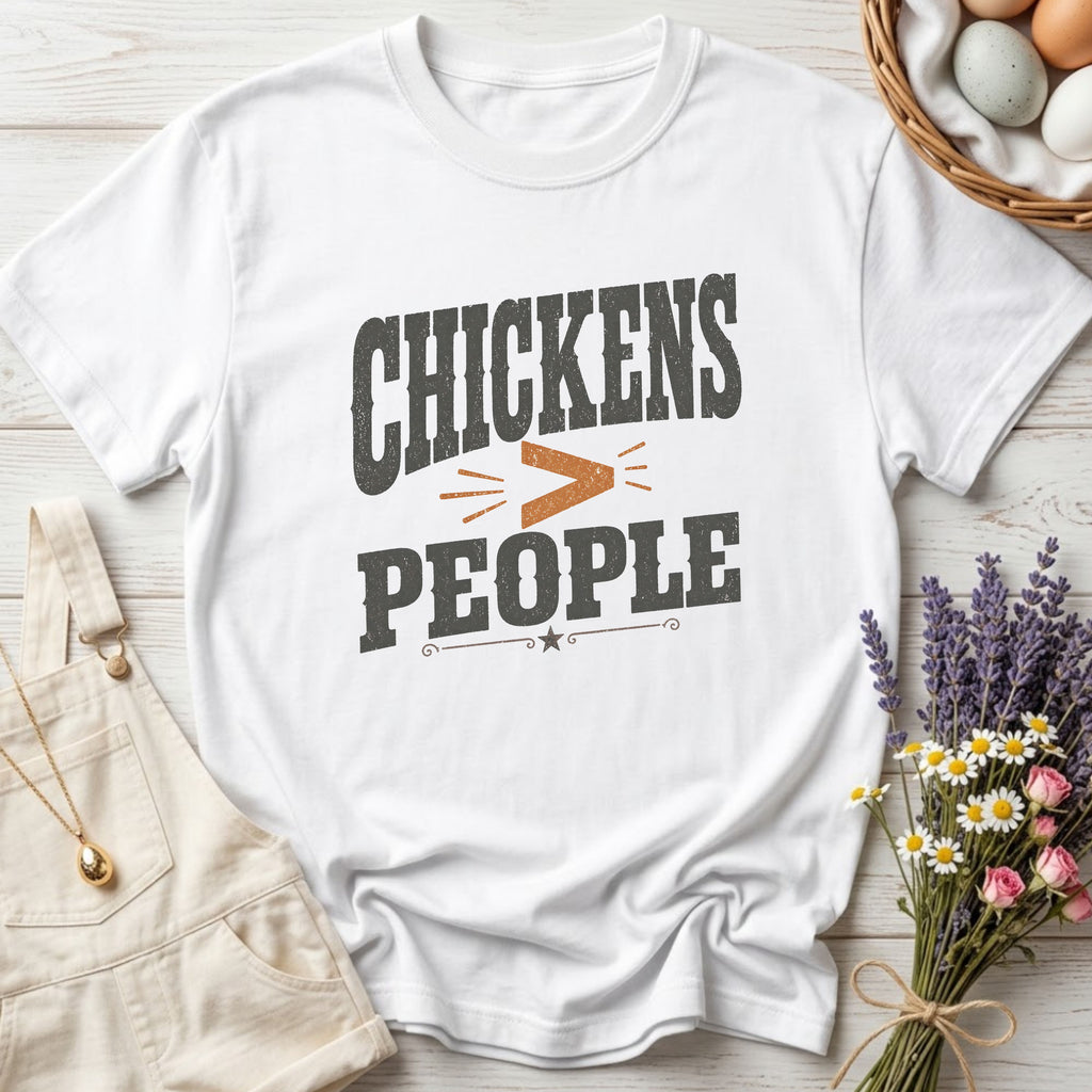 Chickens Greater Than People Tee