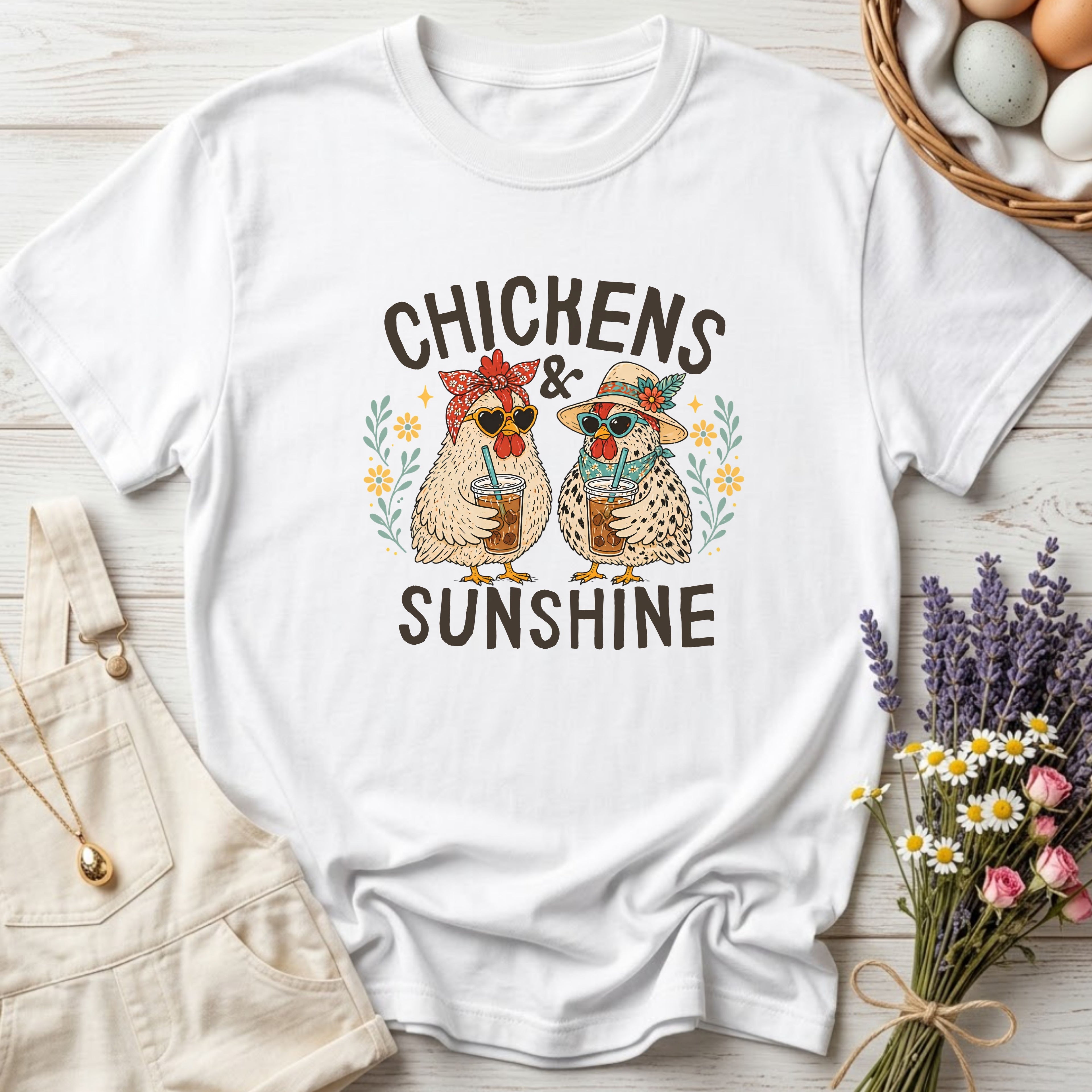 Chickens and Sunshine Tee