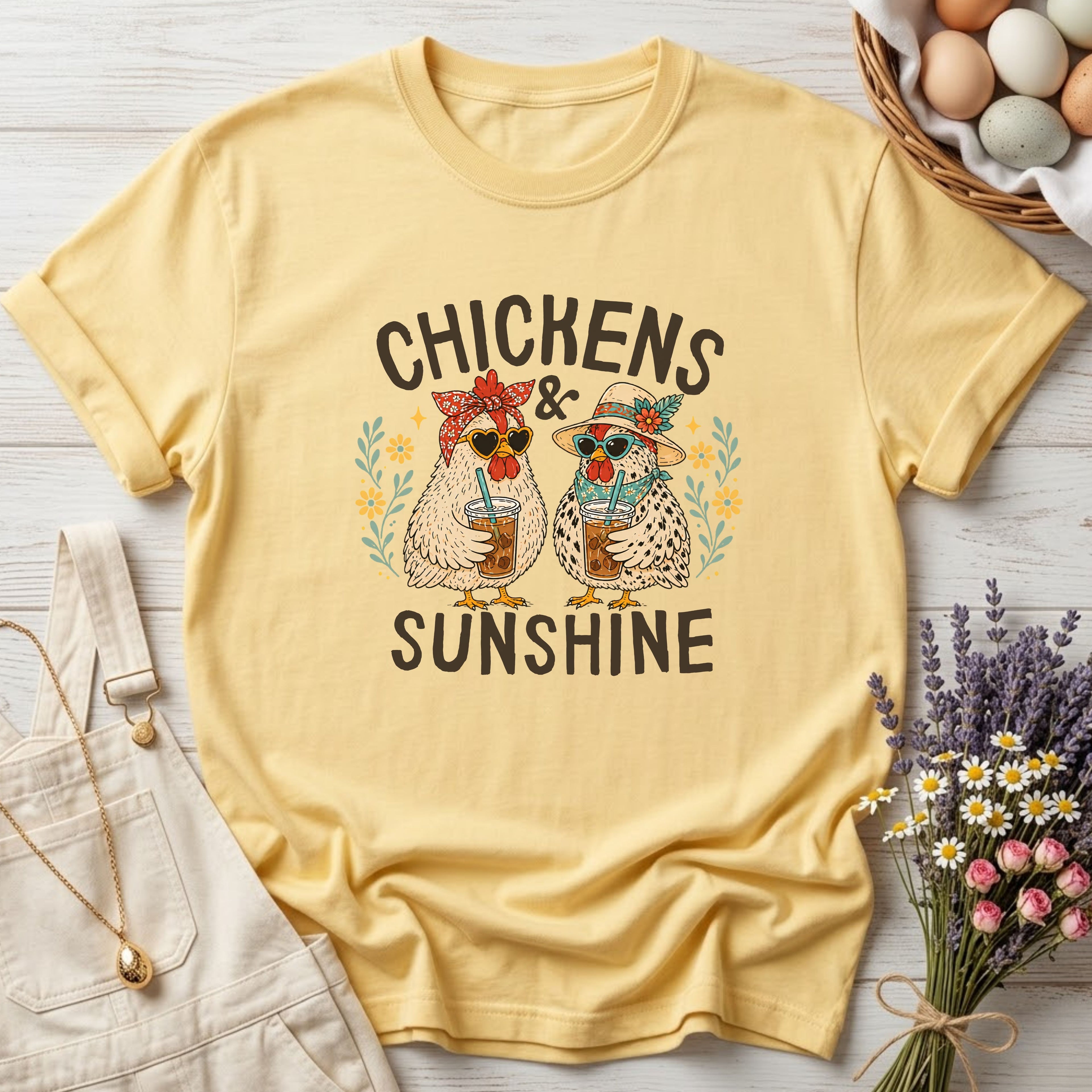 Chickens and Sunshine Tee