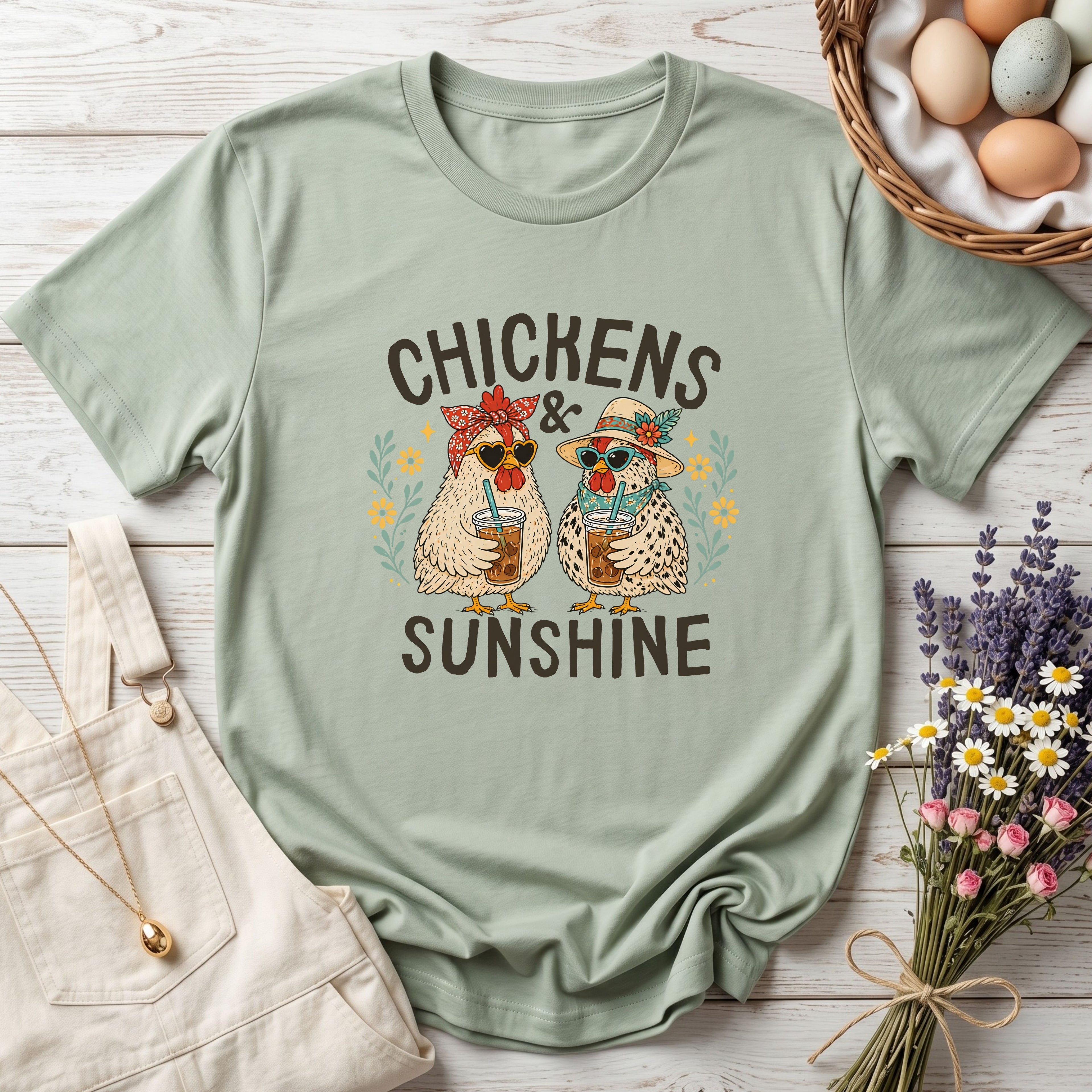 Chickens and Sunshine Tee